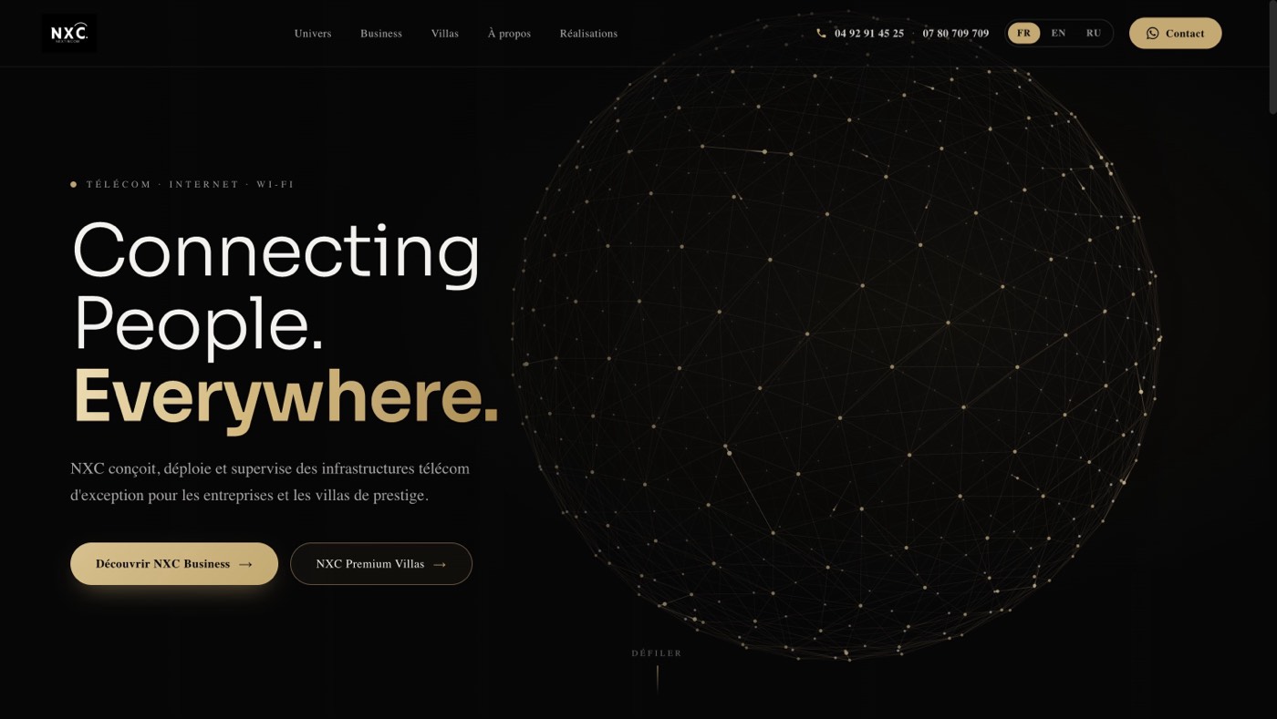 Aperçu du projet NXC
